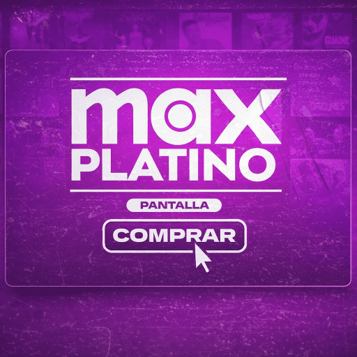 HBO MAX PLATINO PANTALLA /30 DIAS